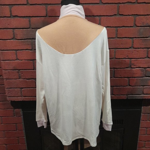 Loft Woman Medium 1/4 Zip Long Sleeve Sweatshirt – Casual, Cozy - Picture 6 of 8